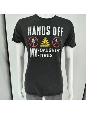 Way to Celebrate Father's Day Hands Off my Daughter/ My Tools T-Shirt (Medium)